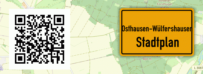 Stadtplan Osthausen-Wülfershausen