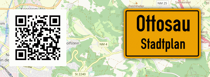 Stadtplan Ottosau, Oberpfalz