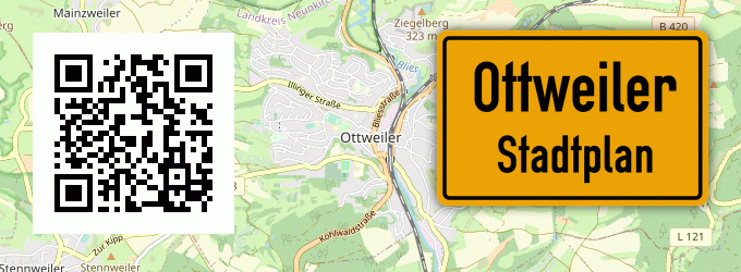 Stadtplan Ottweiler