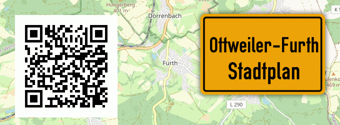 Stadtplan Ottweiler-Furth
