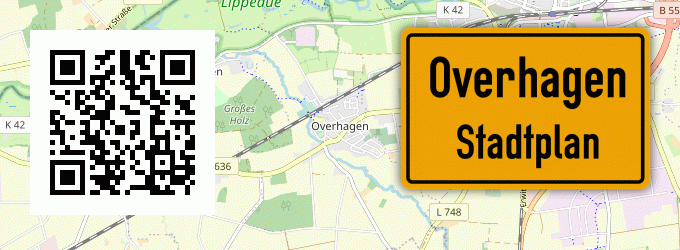 Stadtplan Overhagen