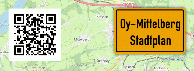 Stadtplan Oy-Mittelberg