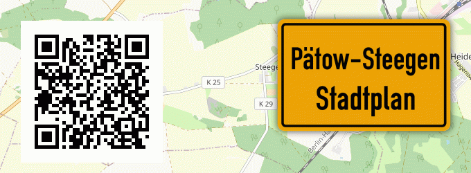 Stadtplan Pätow-Steegen