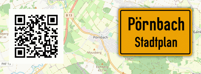 Stadtplan Pörnbach