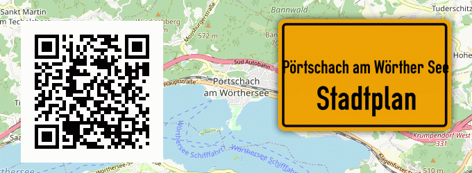 Stadtplan Pörtschach am Wörther See