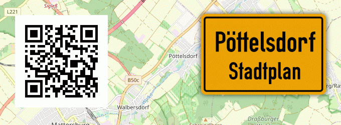 Stadtplan Pöttelsdorf