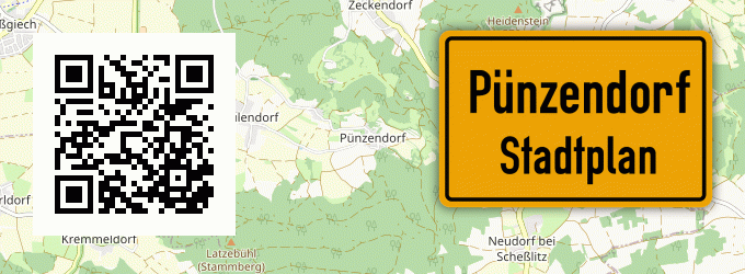 Stadtplan Pünzendorf