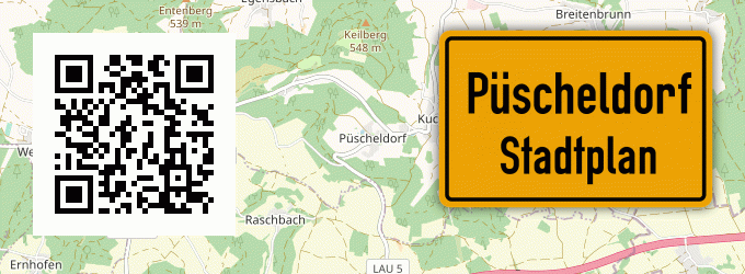 Stadtplan Püscheldorf