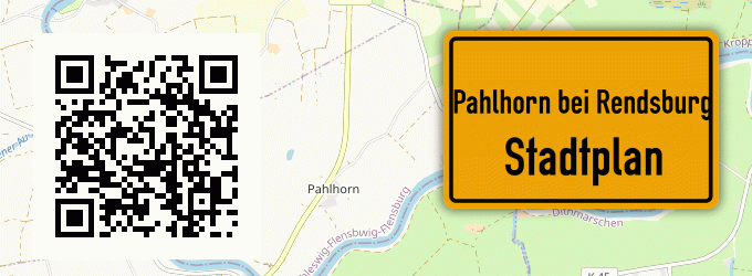 Stadtplan Pahlhorn bei Rendsburg