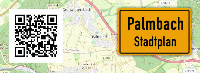 Stadtplan Palmbach