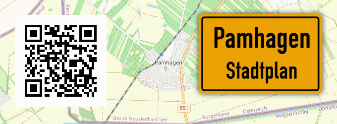 Stadtplan Pamhagen
