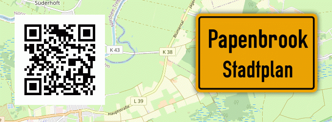 Stadtplan Papenbrook