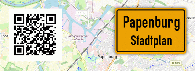 Stadtplan Papenburg