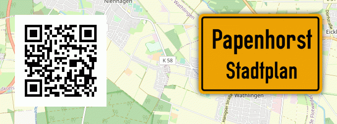 Stadtplan Papenhorst