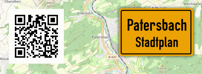 Stadtplan Patersbach