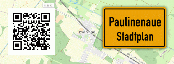 Stadtplan Paulinenaue