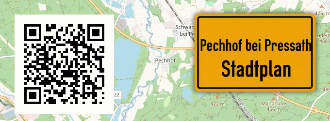 Stadtplan Pechhof bei Pressath