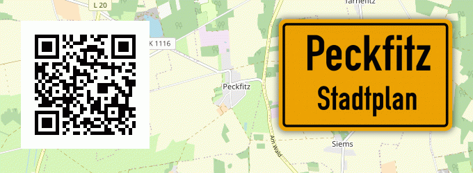 Stadtplan Peckfitz