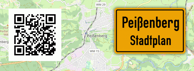 Stadtplan Peißenberg