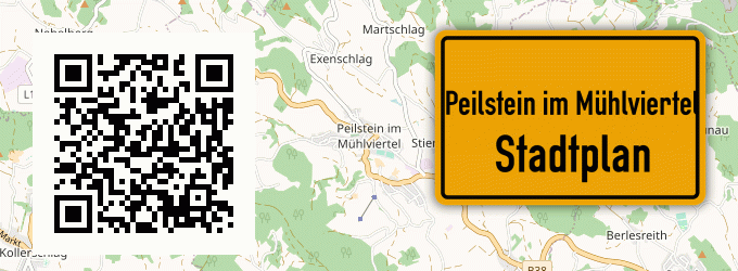 Stadtplan Peilstein im Mühlviertel