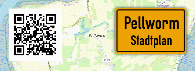 Stadtplan Pellworm