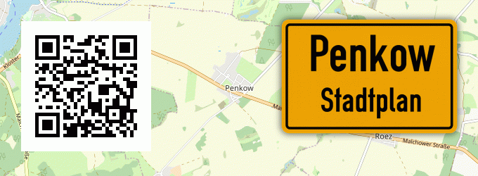 Stadtplan Penkow