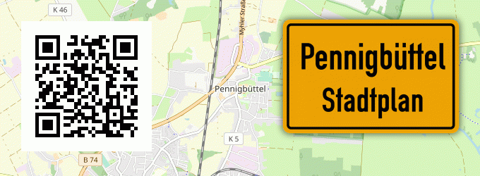 Stadtplan Pennigbüttel