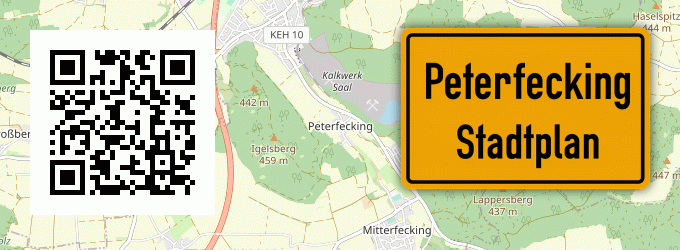 Stadtplan Peterfecking