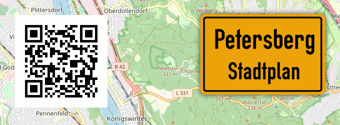 Stadtplan Petersberg, Kreis Hersfeld