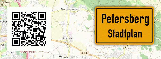 Stadtplan Petersberg, Pfalz