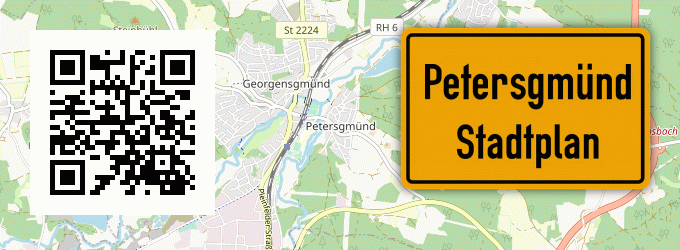 Stadtplan Petersgmünd