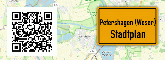 Stadtplan Petershagen (Weser)