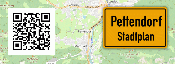 Stadtplan Pettendorf, Oberfranken