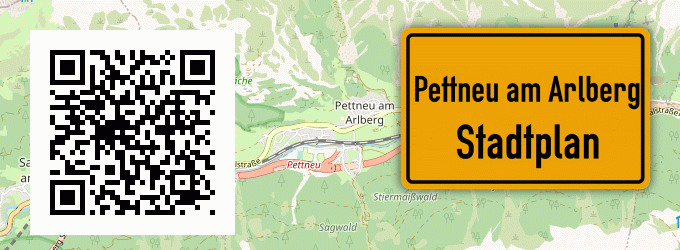Stadtplan Pettneu am Arlberg