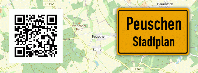 Stadtplan Peuschen
