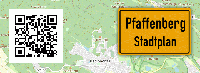 Stadtplan Pfaffenberg, Gemeinde Perach