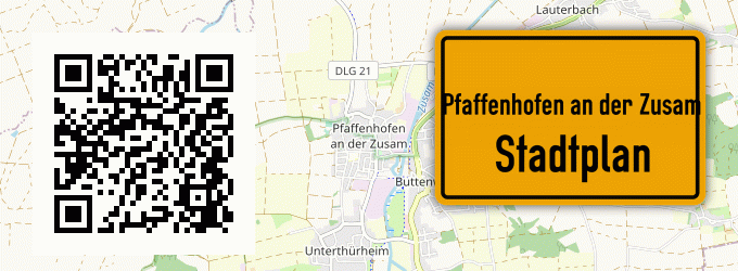 Stadtplan Pfaffenhofen an der Zusam
