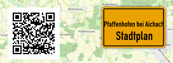 Stadtplan Pfaffenhofen bei Aichach