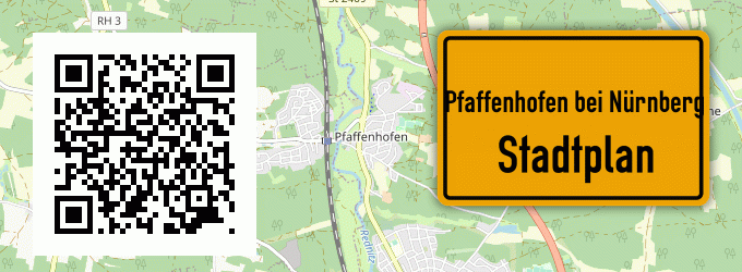Stadtplan Pfaffenhofen bei Nürnberg