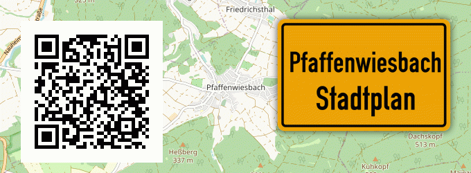 Stadtplan Pfaffenwiesbach