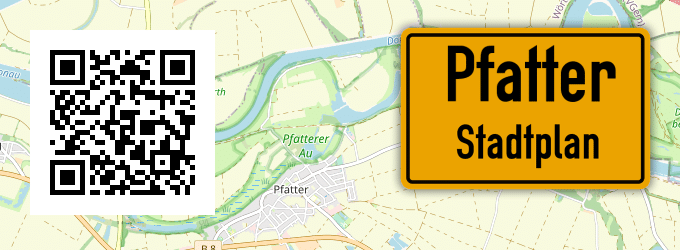 Stadtplan Pfatter