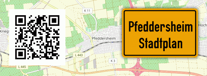 Stadtplan Pfeddersheim
