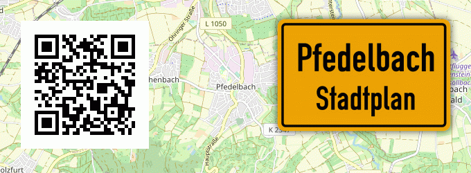 Stadtplan Pfedelbach