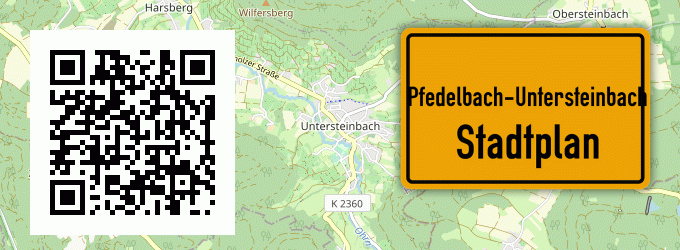 Stadtplan Pfedelbach-Untersteinbach