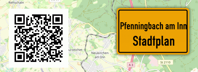 Stadtplan Pfenningbach am Inn