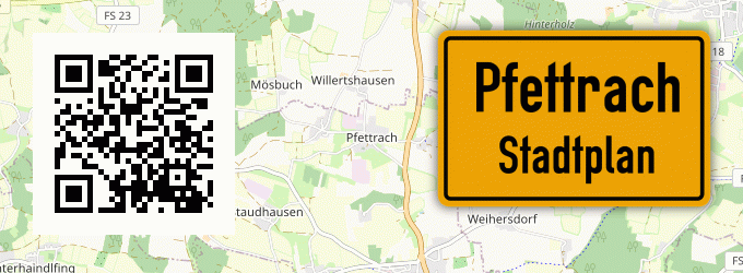 Stadtplan Pfettrach