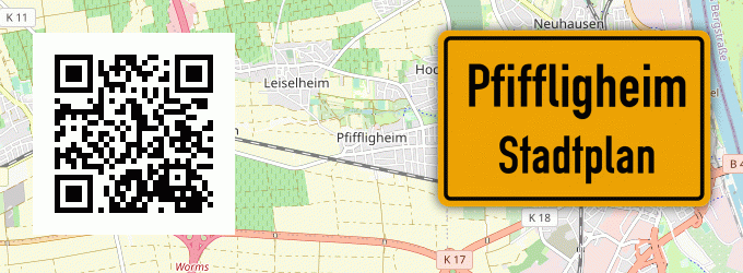 Stadtplan Pfiffligheim