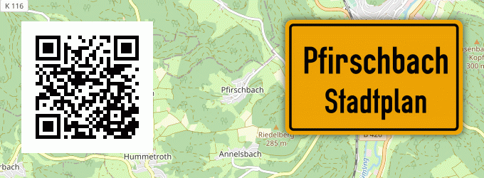Stadtplan Pfirschbach