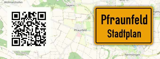 Stadtplan Pfraunfeld