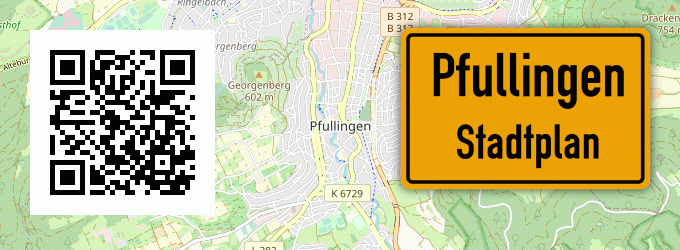 Stadtplan Pfullingen